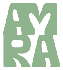 Einzelne AMRA-Buchstaben werden digital übereinandergestellt