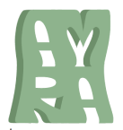 Überlagerte Buchstabenvariante des AMRA-Logos
